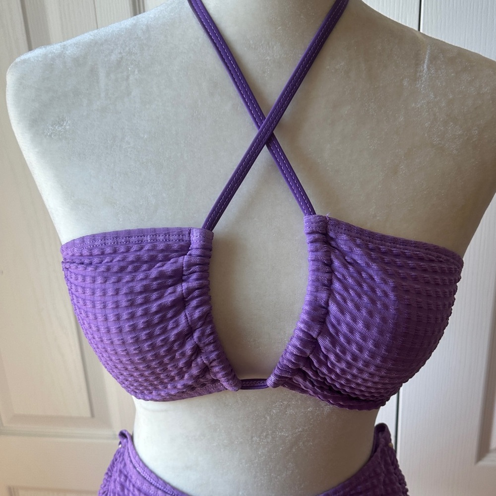 Purple Halter Bikini Set - Picture 6 of 15